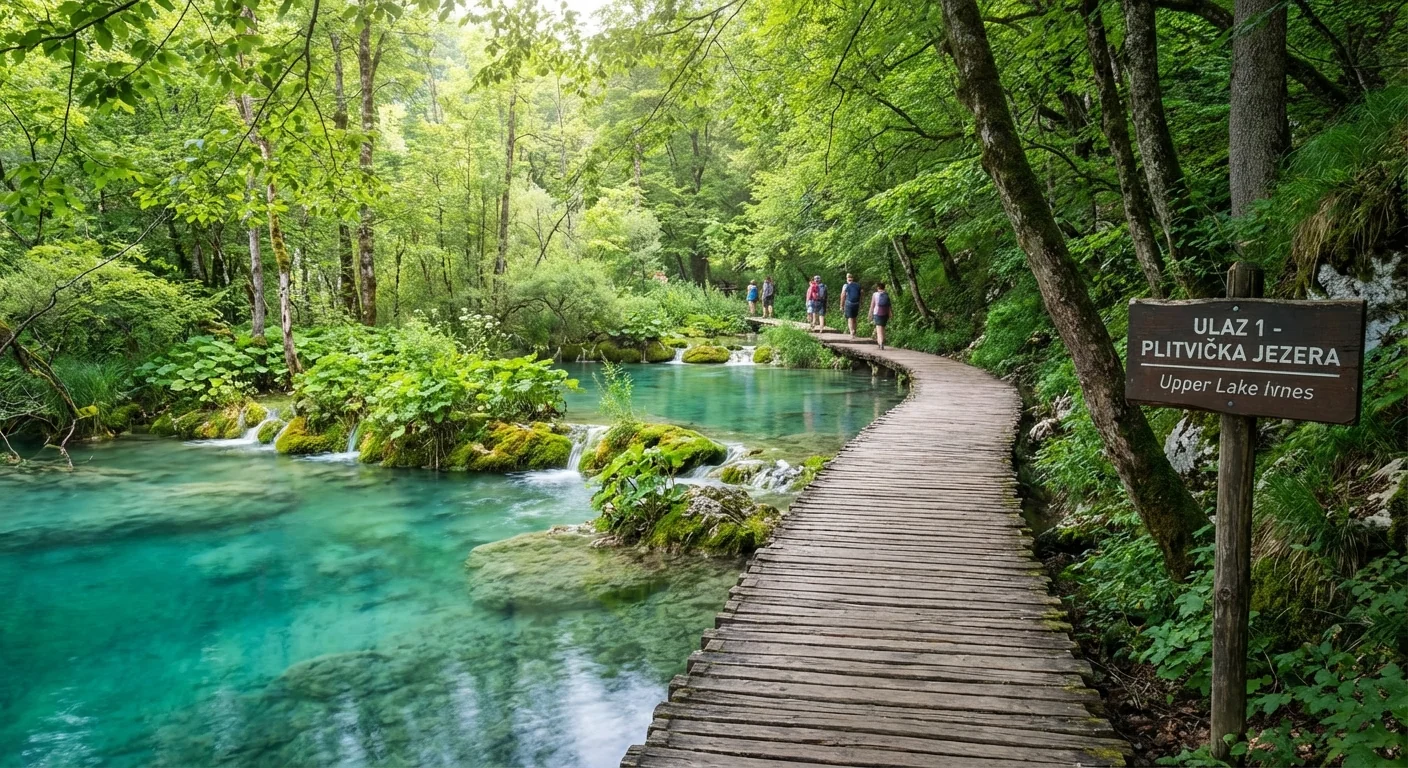 Plitvicei-tavak túraútvonalak